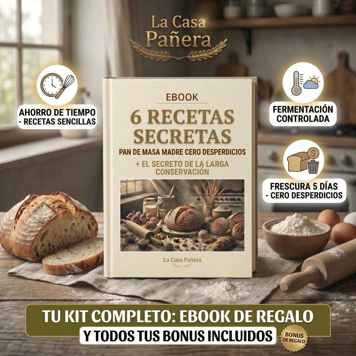 Kit Completo per Lievito Madre Fatto in Casa