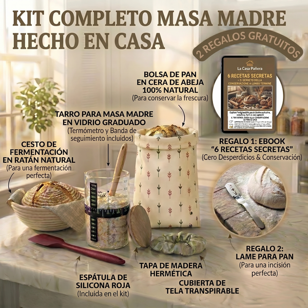 Kit Completo per Lievito Madre Fatto in Casa