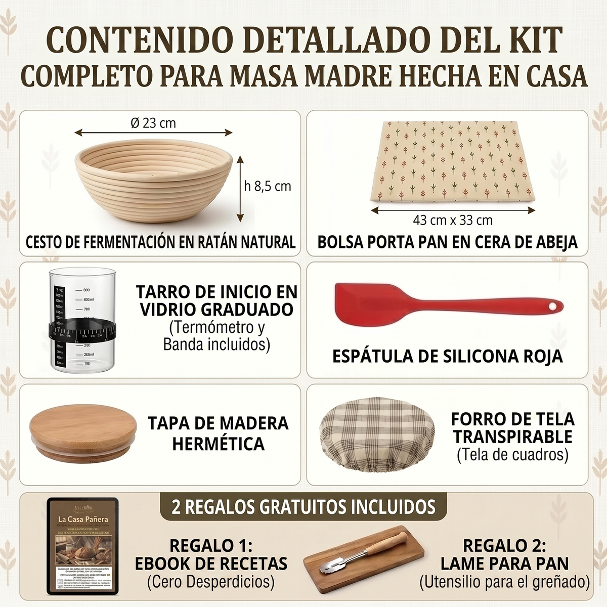 Kit Completo per Lievito Madre Fatto in Casa